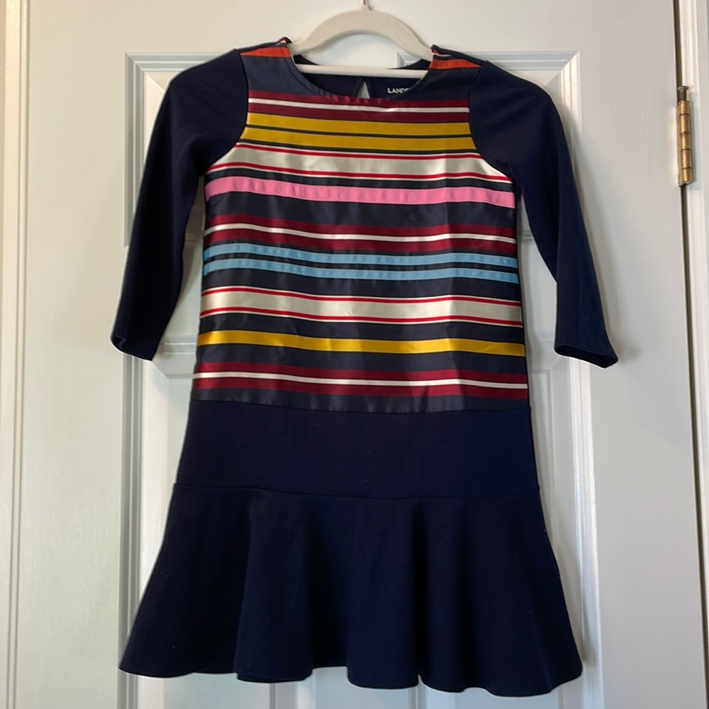 Beautiful Lands End Dress Little Girls Size Large (6x-7)